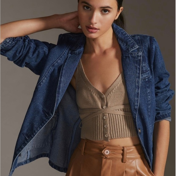 Anthropologie Jackets & Blazers - ANTHROPOLOGIE Mare Mare Denim jeans jacket